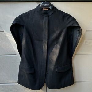 Loeffler Randall - Women's Wool Vest with Caped Shoulders